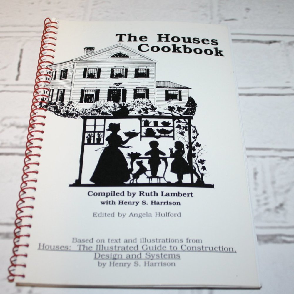 Vintage The houses cookbook binder  (b.i.)